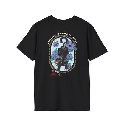 Freedom, Community, Legacy - Panther Juneteenth T-shirt