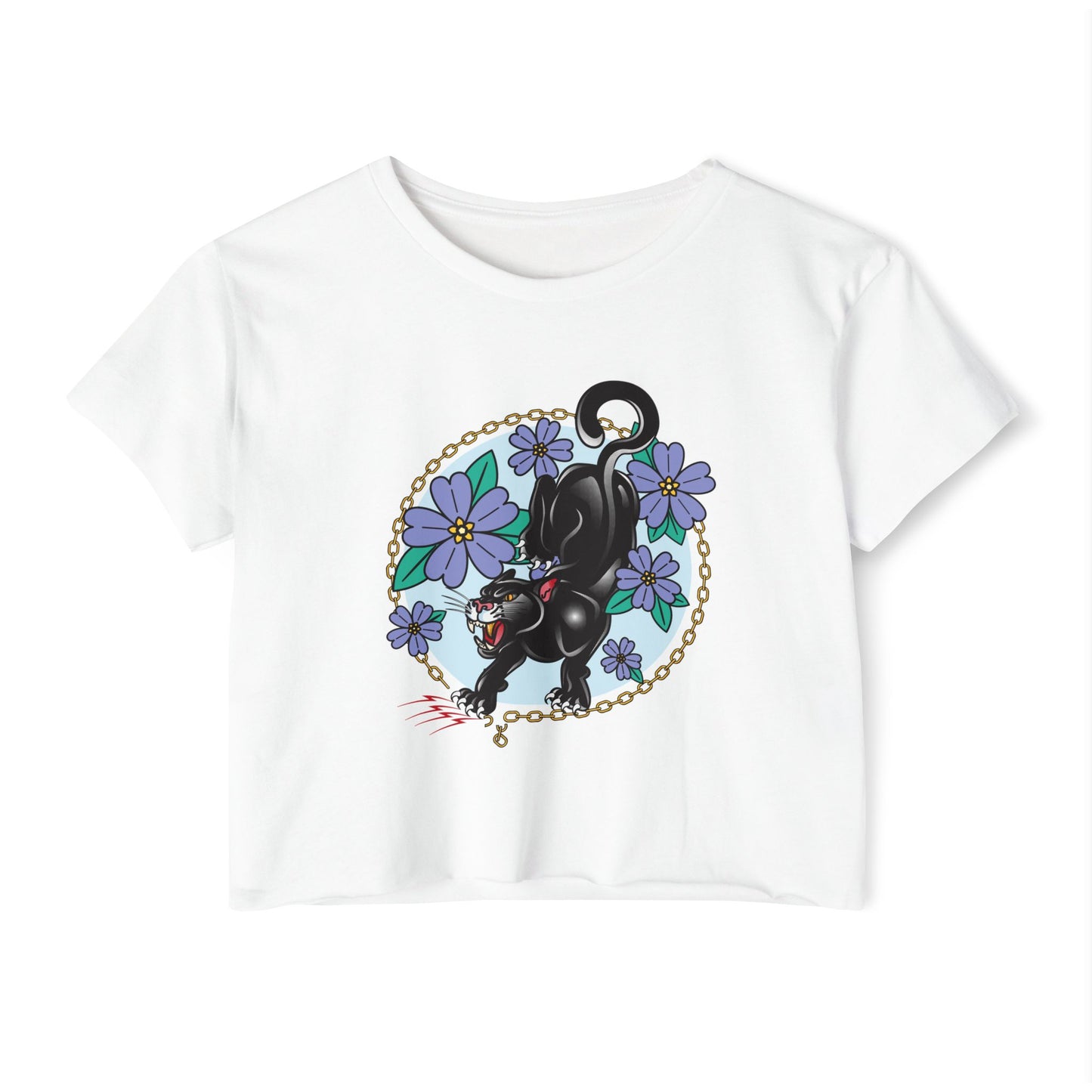Crop Top Juneteenth Panther