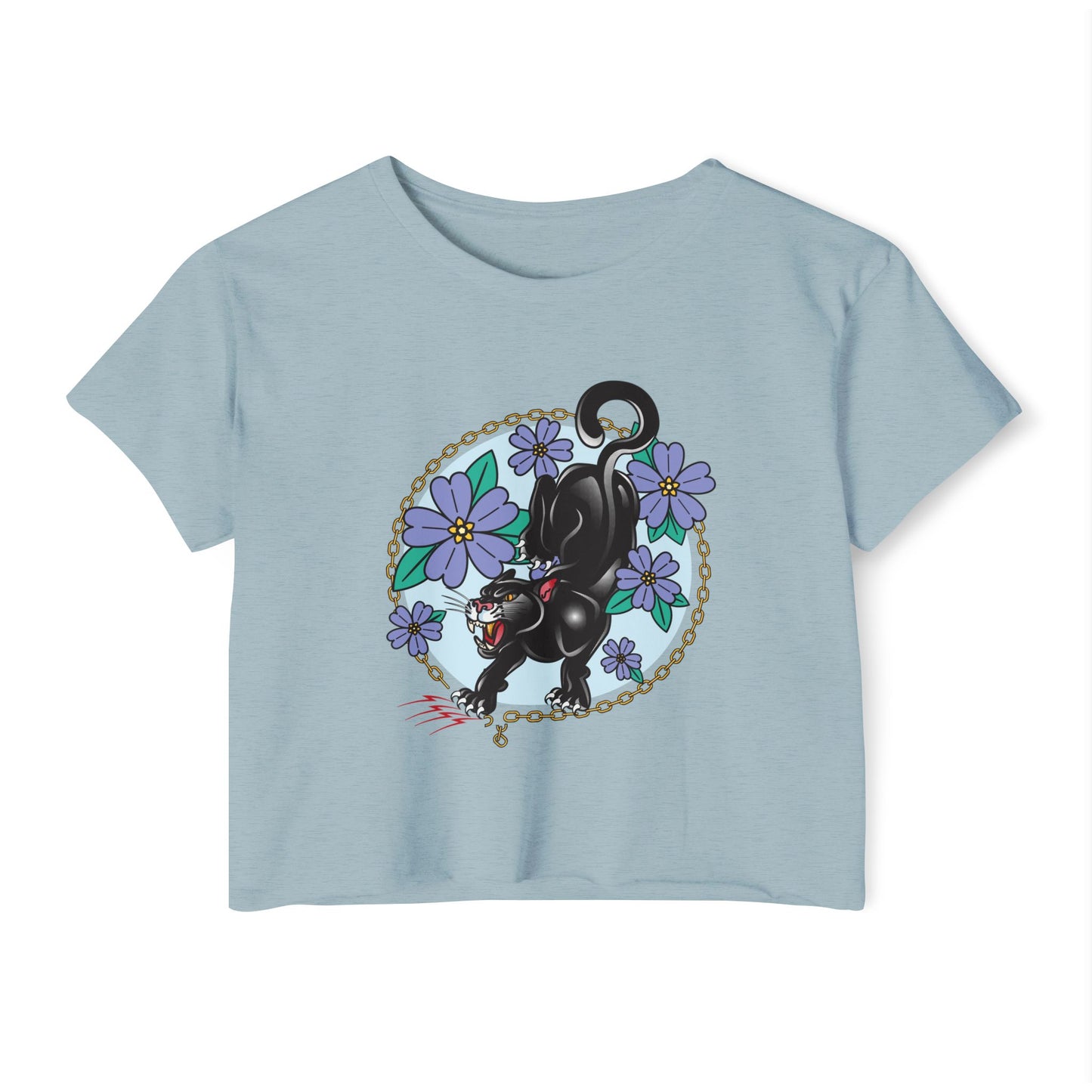 Crop Top Juneteenth Panther