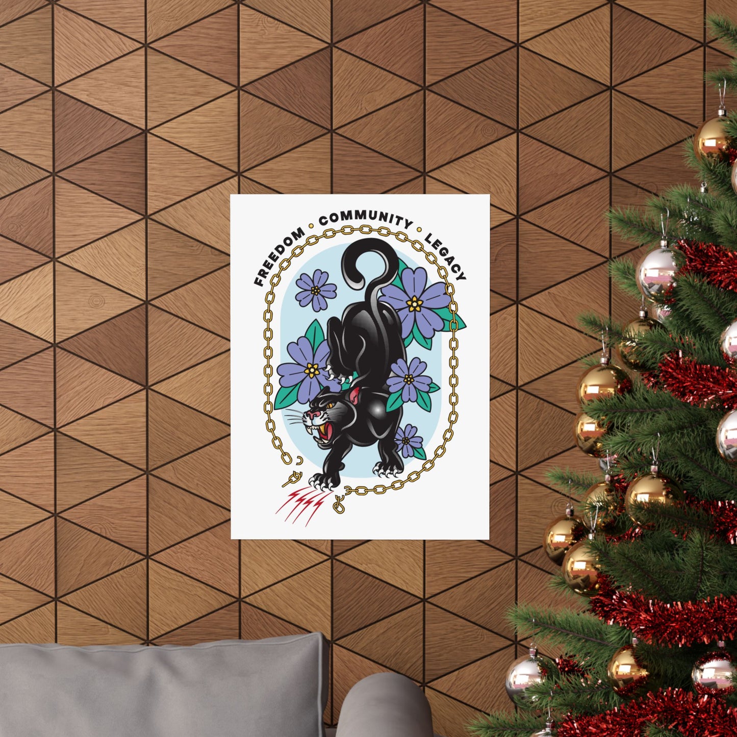 Juneteenth Panther Poster 2026